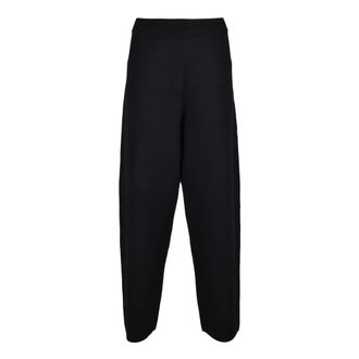 Max Mara Straight Trousers, female, Black, XL, Straight Trousers