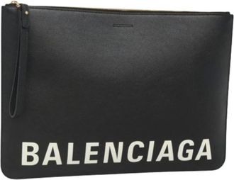Balenciaga Pre-owned Clutches, female, Black, Size: ONE SIZE Pre-owned Vintage Clutch