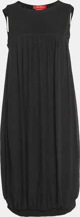 Max Mara Navy Blue Crepe Short Dress