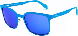 Italia Independent Blue Metal Mens Sunglasses