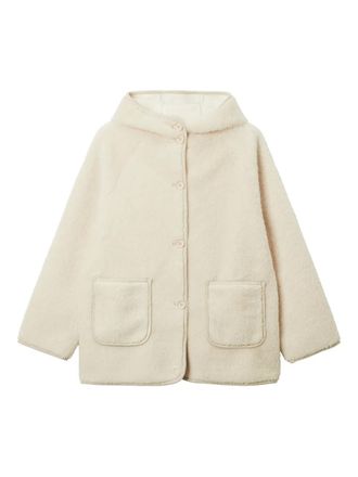 B+ab patch-pocket hooded coat - Neutrals
