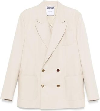 Moschino Giacca - Heren - Blazers - Beige - L - Jassen