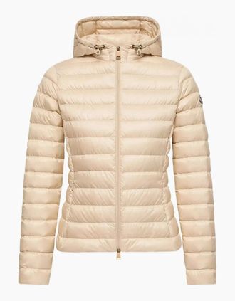 Moncler Womens WOMENS IGELHOOD JACKET - Cream - Size: 12
