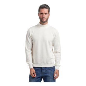 Gran Sasso Maglione a collo alto - - Knitwear - Uomo - Bianco - XL