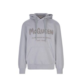 Alexander McQueen Gray Cotton Mens Sweatshirt
