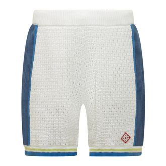 Casablanca Training Shorts, male, Multicolor, Size: L Crochet Shorts
