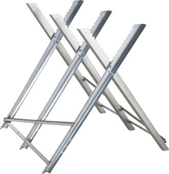 OEM Soporte Para Motosierra, Construcci&oacute;n Met&aacute;lica, 83 Cm X 83 Cm X 79 Cm, Carga M&aacute;xima 100 Kg, Estructura Triangular, Dise&ntilde;o Plegable