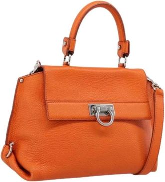 Ferragamo Borsa Pre-owned - - Pre-owned - Donna - Arancione - ONE SIZE