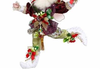 Mark Roberts Mistletoe Memories Fairy - 10.5 In Green