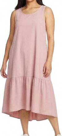 Eddie Bauer Departure Sleeveless Midi Dress - Plus In Desert Pink