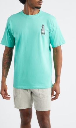 Boardies Cotton Graphic T-Shirt in Aqua at Nordstrom, Size Xx-Large