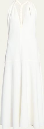 Proenza Schouler Matte Viscose Crepe Twist Back Dress