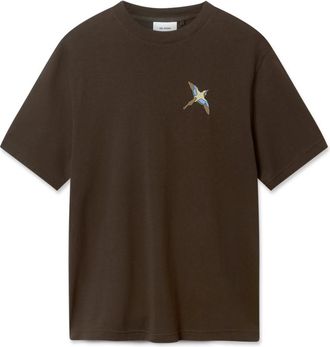 Axel Arigato Micro Bee Bird T-Shirt - Heren - T-shirts - Bruin - M - Katoen - Tops
