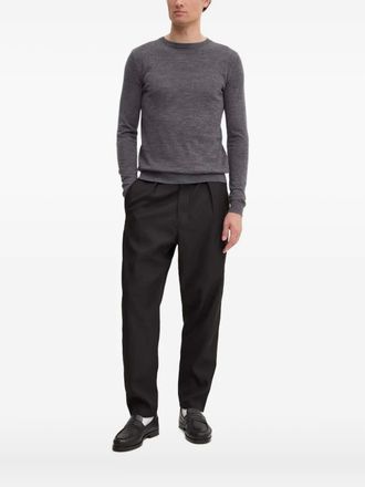 Bruuns Bazaar Charles merino-wool sweater - Grey