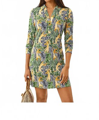 Lilly Pulitzer Upf 50+ Ollie Mini Dress In Multi Lil Palm Prowl