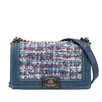 Chanel Classic Flap Denim Tweed Tas