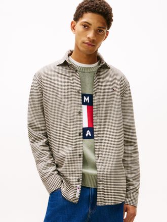 Tommy Jeans Langarmhemd TOMMY JEANS TJM OXFORD CHECK, Herren, Gr. 4XL, N-Gr, gr&uuml;n (pewter gr&uuml;n check), Web, Obermaterial: 100% Baumwolle, regular fit, Hemden Lang