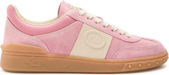 Valentino Garavani Upvillage Panelled Suede Sneakers - Pink - 38 (IT38 / UK5)