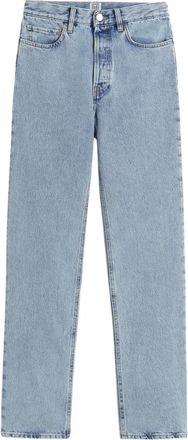 Toteme Classic Cut Jeans Volledige Lengte - Dames - Regular Fit Jeans - Blauw - W27 - Katoen - Jeans