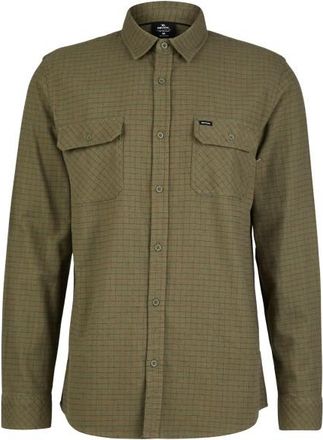 Rip Curl Classic Surf Checked In Flanne Hemd für Herren | oliv