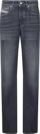 Diesel 1971 D-Sent Straight Jeans - Dames - Regular Fit Jeans - Blauw - W27 - Denim - Jeans