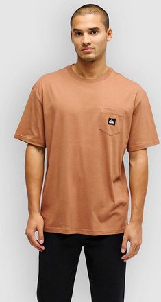 Quiksilver Salt Water Pocket T-Shirt marrone