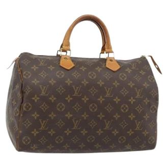 Louis Vuitton Pre-owned Handbags, female, Brown, Size: ONE SIZE Pre-owned Speedy 35 Handbag