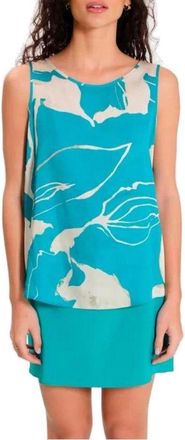 Rinascimento Zijde Bloemenprint Blouse