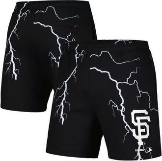 Pleasures Mens PLEASURES Black San Francisco Giants Lightning Shorts at Nordstrom, Size Small