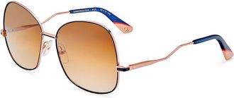 Etnia Barcelona Donatella Sun PGBL Womens Sunglasses Blue Size 56