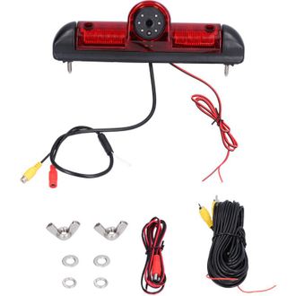 Elle Kit De C&aacute;mara De Marcha Atr&aacute;s Y Luz De Freno Para Coches, Apto Para Fiat Ducato X250 2006+