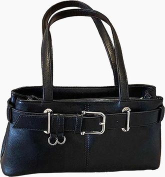 XY London Womens XY London Womens/Ladies Josephine Belted Shoulder Bag - Black - Size: ONE size