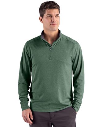 Cutter & Buck Forge Recycled Four-Way Stretch Mens Quarter Zip Pullover