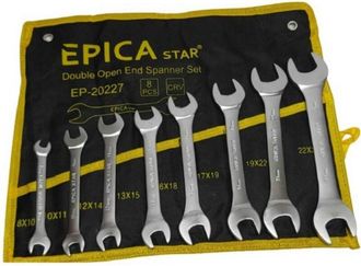 Trade Shop Trade Shop - Juego De Llaves 8-24 Mm Doble Boca Cromo Vanadio