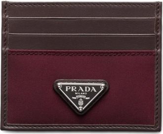 Prada Speedrock Re-Nylon pasjeshouder - Rood