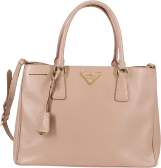 Prada Galleria Pink Leather Handbag (Pre-Owned)