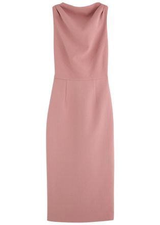 Rebecca Vallance Elora Crepe Midi Dress - Rose - 10 (UK10 / S)
