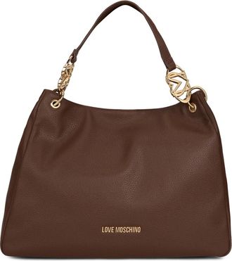 Love Moschino Handtas met handvat - Dames - Handtassen - Bruin - ONE Size - Polyester - Tassen
