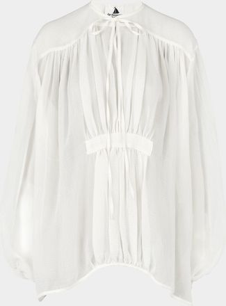 Les Vacances d'Irina The Hazy Nipple Silk Shirt One Size