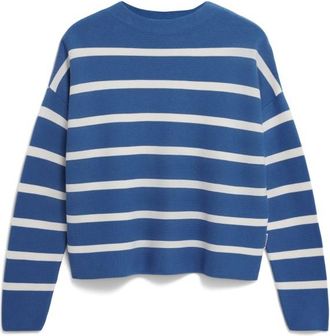 Armedangels Merinaa Stripes Pullover für Damen | blau