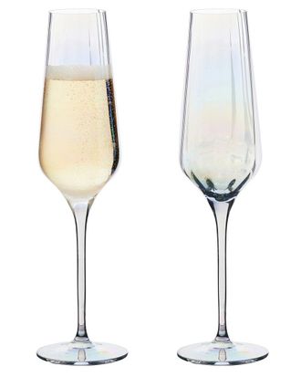 Anton Studio Designs Set of 2 Palazzo Champagne Flutes