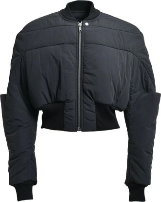 Rick Owens padded bomber jacket - Black