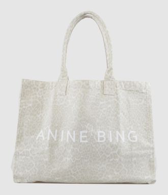 Anine Bing Tote Bag Leo Print