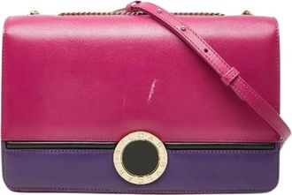 Bulgari Pre-owned Bvlgari Bvlgari Leren Schoudertas - Dames - Vintage Schoudertas - Veelkleurig - ONE Size - Leer - Vintage