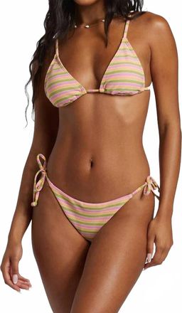 Billabong Hightide Tanlines Tri Top In Multi