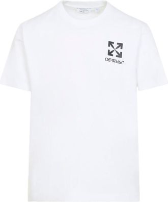 Off-white White Logo Crew Neck T-Shirt