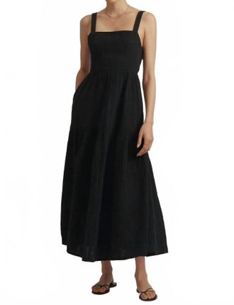 Favorite Daughter Go To Midi Dress In Black