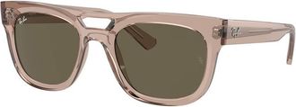 Ray-Ban Brown Square Unisex Sunglasses RB4426 6727/3 54