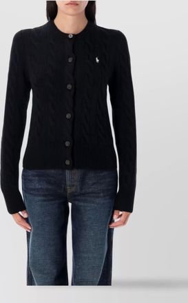 Polo Ralph Lauren cashmere wool cable-knit slim-fit cardigan