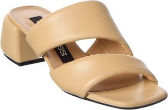 Sergio Rossi Spongy 45 Leather Sandal